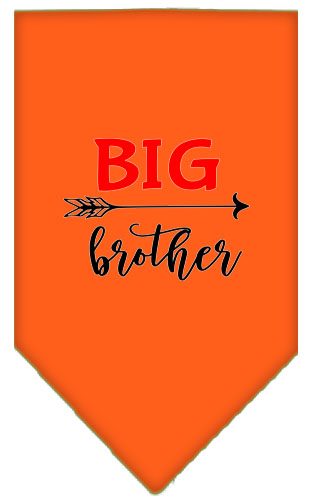 Big Brother Screen Print Bandana Orange Small
